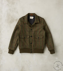 Division Road Dehen 1920 x DR Harrison Jacket - Harris Tweed Check - Forest Green