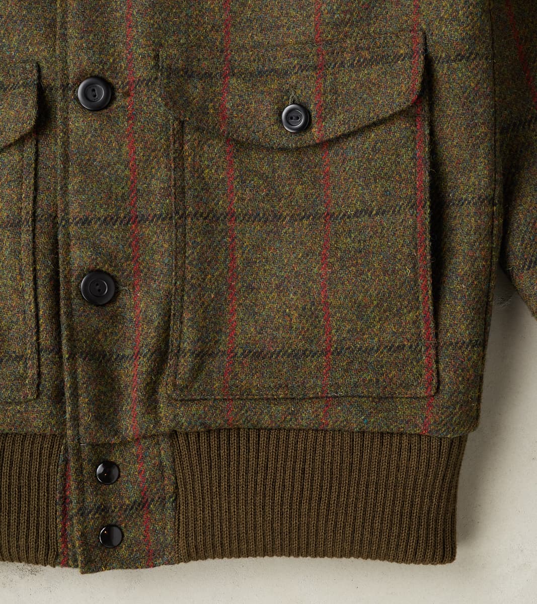 Harrison Jacket - Harris Tweed® Check - Forest Green