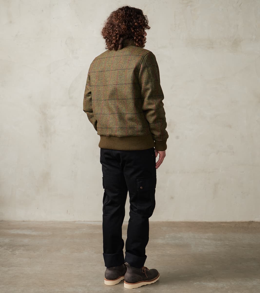 Harrison Jacket - Harris Tweed® Check - Forest Green