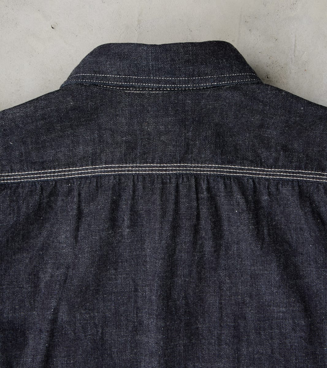 MS044DS - Work Shirt - 8oz Selvedge Denim