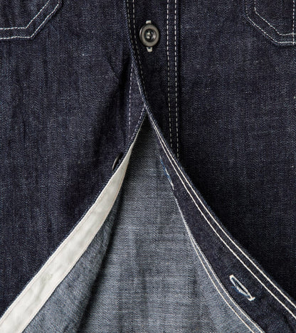 MS044DS - Work Shirt - 8oz Selvedge Denim