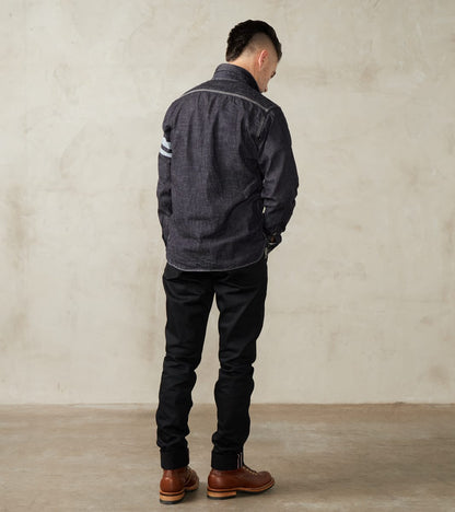 MS044DS - Work Shirt - 8oz Selvedge Denim