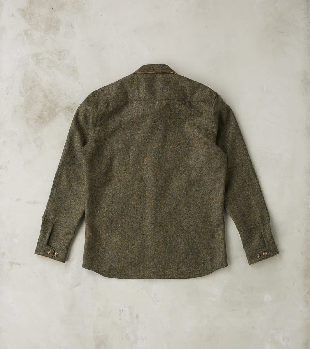 Crissman Overshirt - A.Moon® Shetland Tweed - Hunter Green