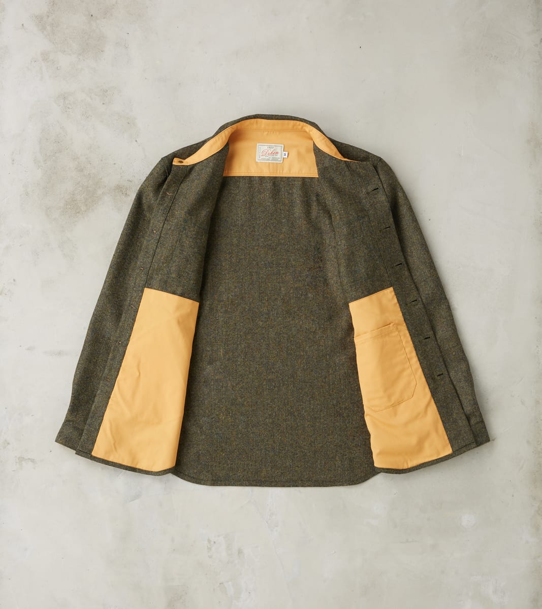 Crissman Overshirt - A.Moon® Shetland Tweed - Hunter Green