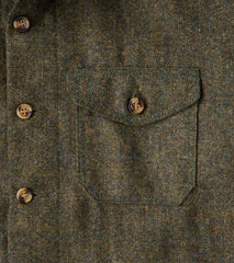 Crissman Overshirt - A.Moon® Shetland Tweed - Hunter Green
