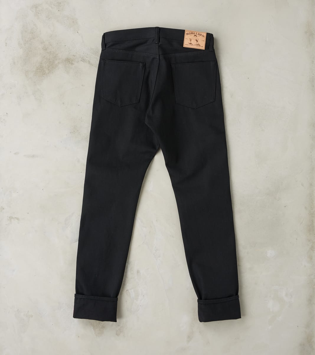 0405-B - High Tapered - 15.7oz Black x Black