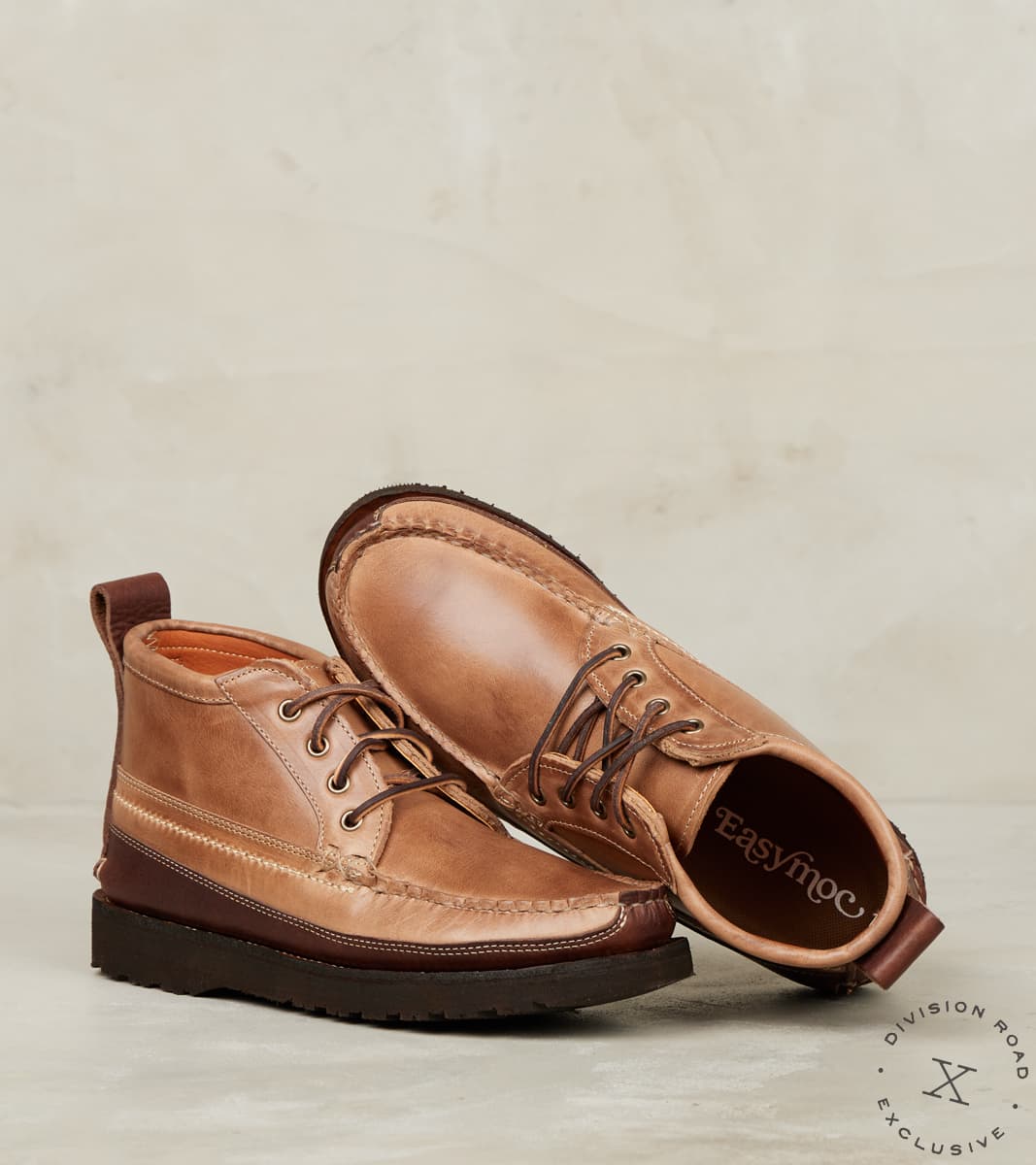 EasyMoc x DR Scout Boot DB - Vibram 2062 Olympic - Natural CXL ...