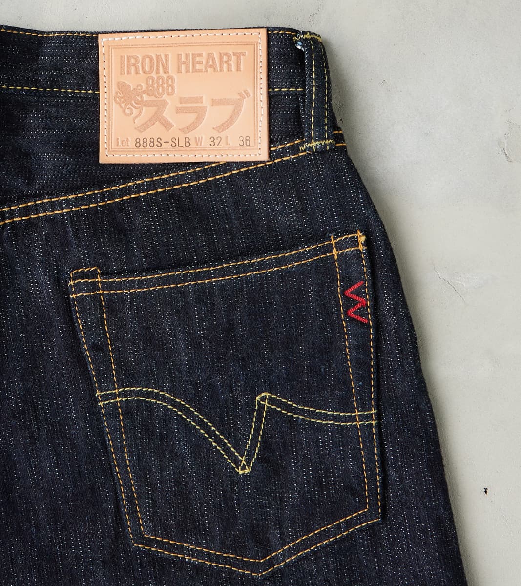 888S-SLB - High Rise Tapered - 16oz Slubby Indigo