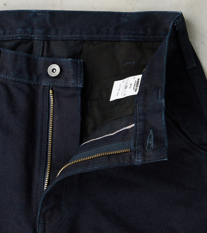 502DR-IB Serviceman - Classic Tapered Cargo - 14oz Indigo x Black