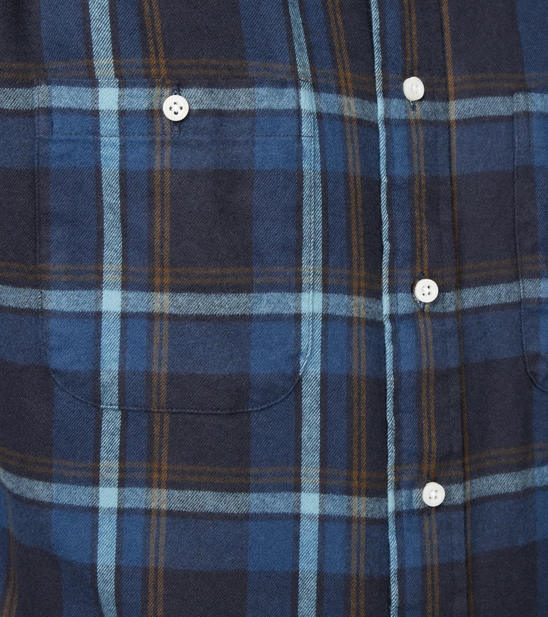 Gitman Vintage Japanese Shaggy Check Flannel - Blue – Division Road, Inc.