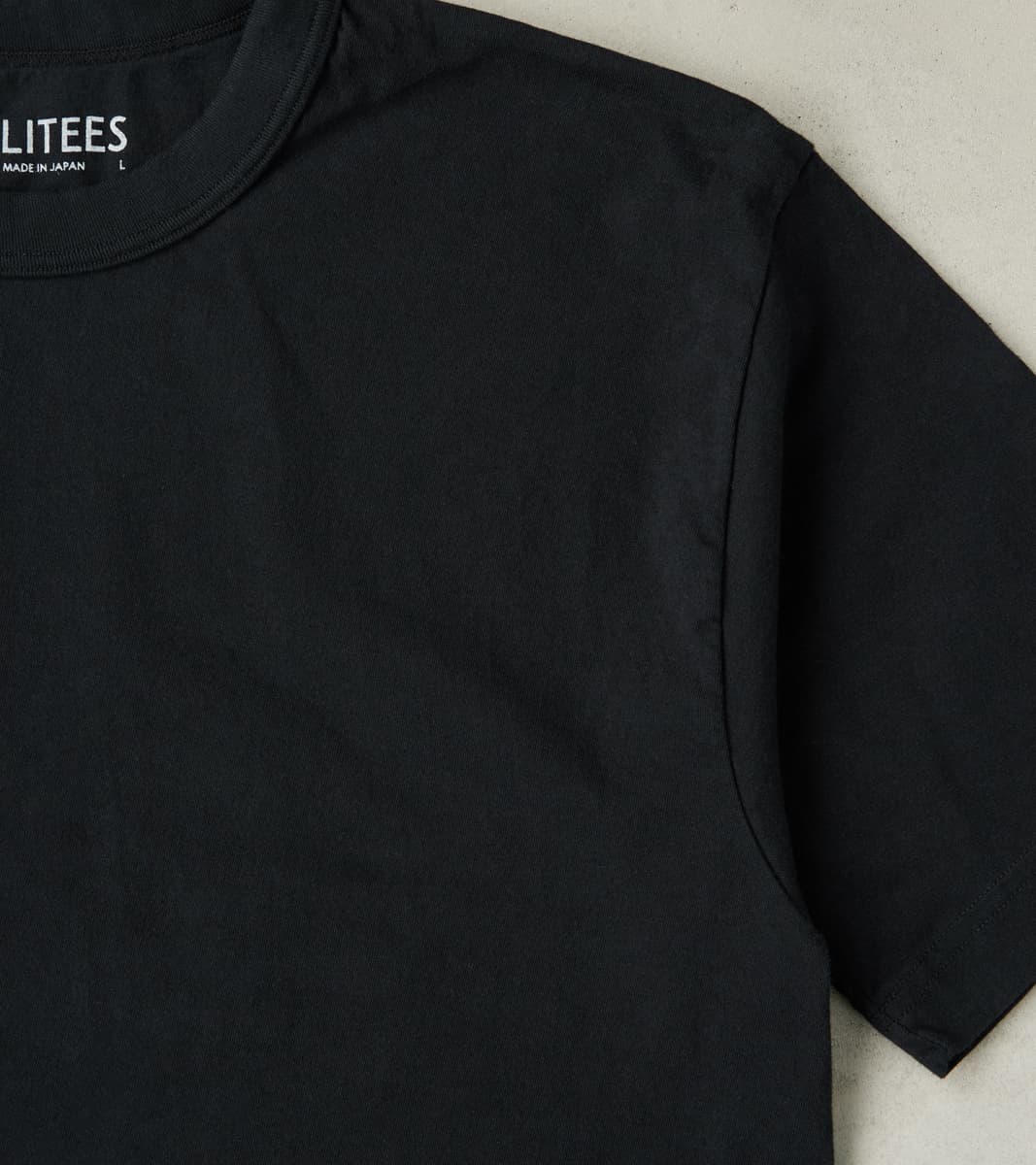 UTIL-BLK - UTILITEES Crew Neck T-Shirt - 5.5oz Loopwheel Black