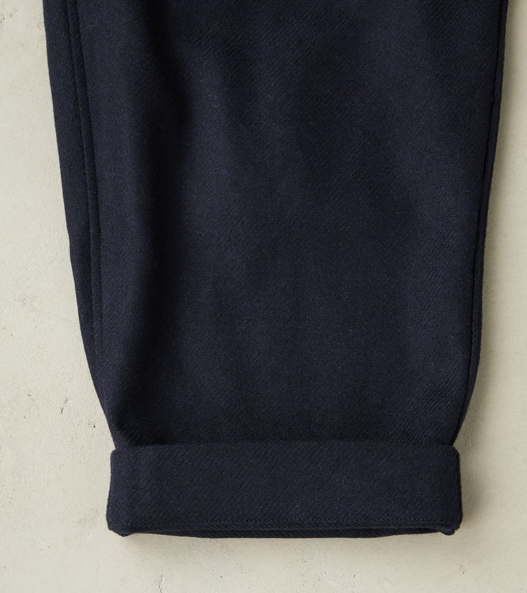 Swiss Army Cargo Trousers - Abraham Moon® Navy Merino Twill