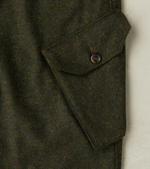 Swiss Army Cargo Trousers - Abraham Moon® Forest Merino Twill