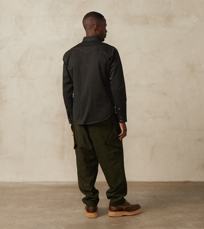 Swiss Army Cargo Trousers - Abraham Moon® Forest Merino Twill