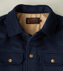 Hunter Jacket Calvana - Navy Melton Wool