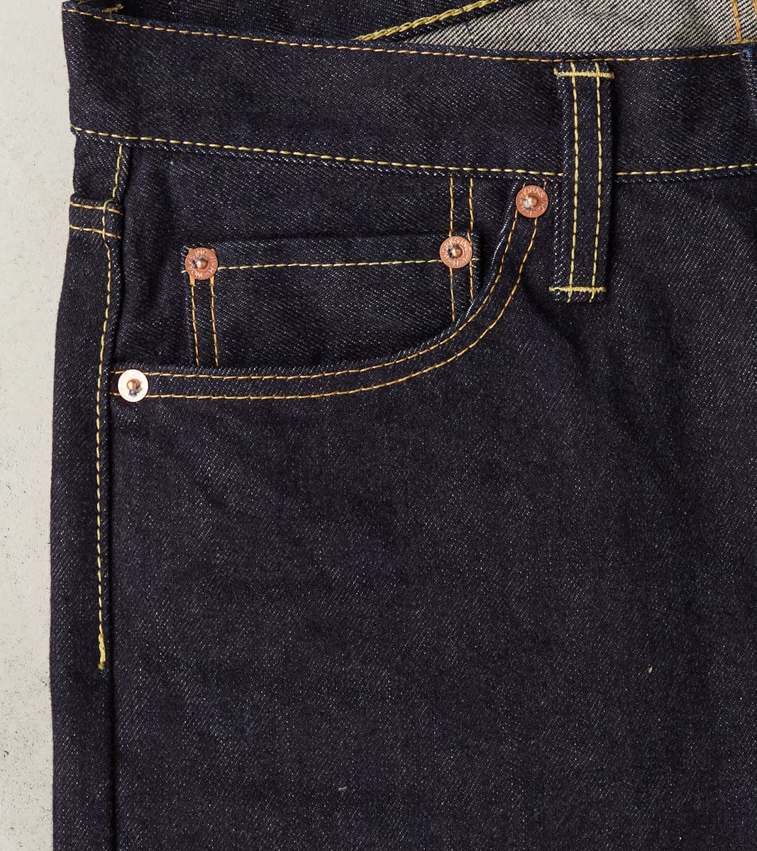 888S-142 - High Rise Tapered - 14oz Indigo