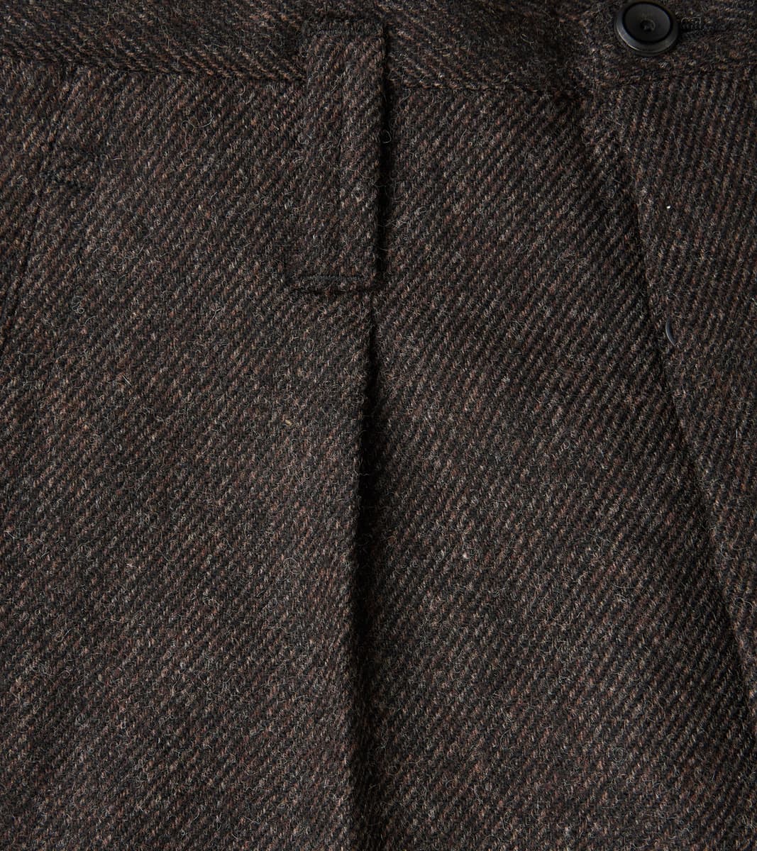 Iron-on Wool Elbow Patches -Light Brown Herringbone - Limited