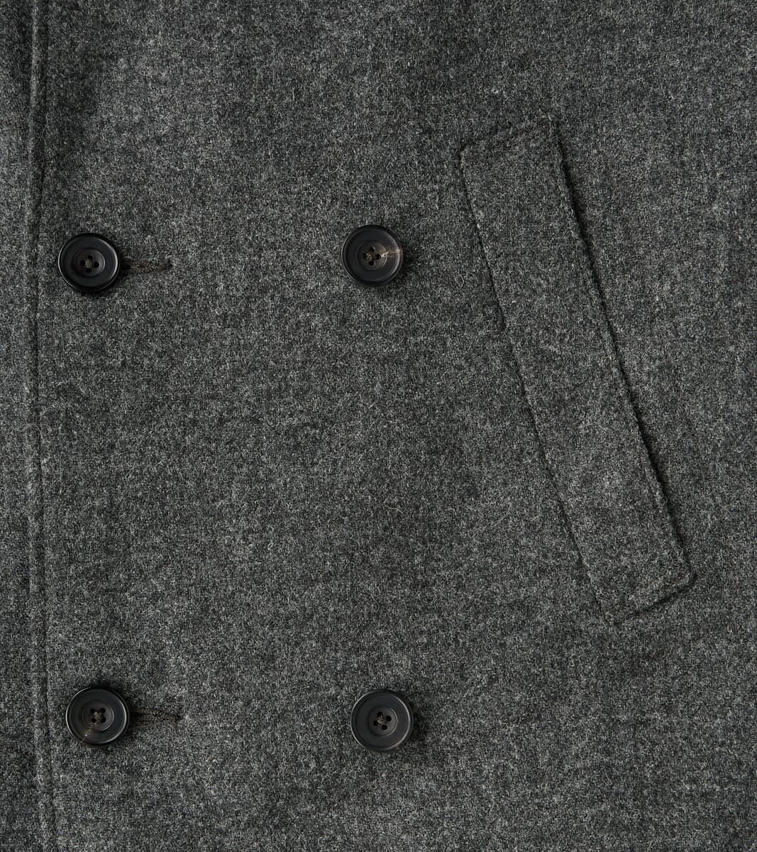 English Aviator Jacket - Fox Brothers® Grey Flannel Tweed Twill