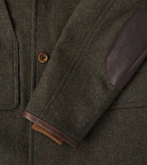 French Hunting Jacket - Fox Brothers® Dark Olive Tweed Twill