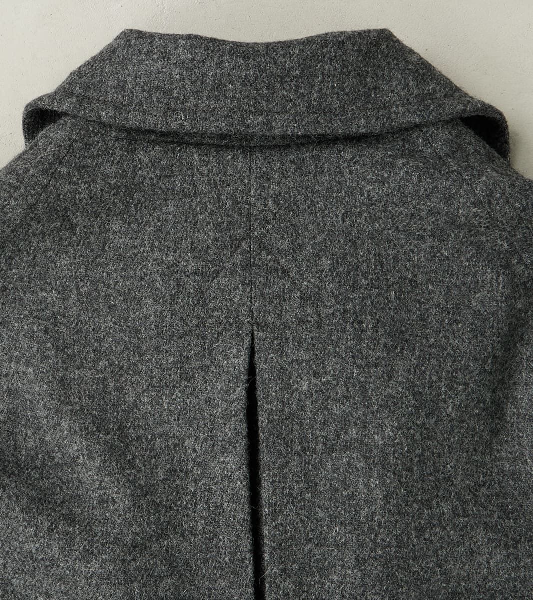 Swiss Army Officer Coat - Fox Brothers® Grey Flannel Tweed Twill