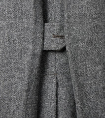 Swiss Army Officer Coat - Fox Brothers® Fox Brothers® Grey Flannel Tweed Twill
