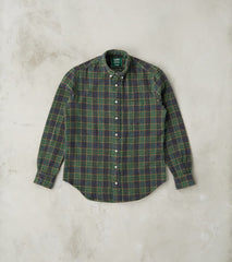 Gitman Vintage Japanese Cotton Tweed Check - Green