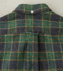 Japanese Cotton Tweed Check - Green