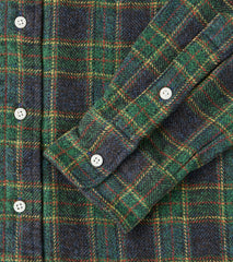 Japanese Cotton Tweed Check - Green