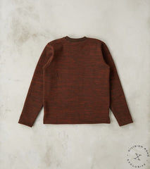 Crewneck Sweater - Brown & Tobacco Melange