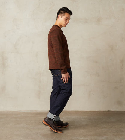 Crewneck Sweater - Brown & Tobacco Melange