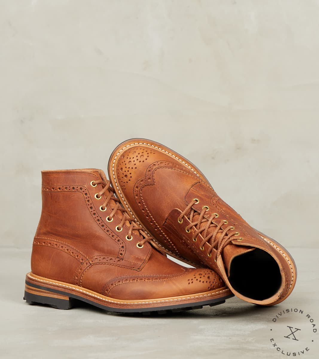 Stow Boot 4497 Ridgeway CF Stead Bright Toffee Oiled Shoulder