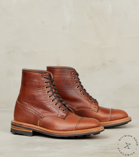 Tricker's x Division Road Churchill Boot - 2298 - Ridgeway - Horween Whiskey Biso…