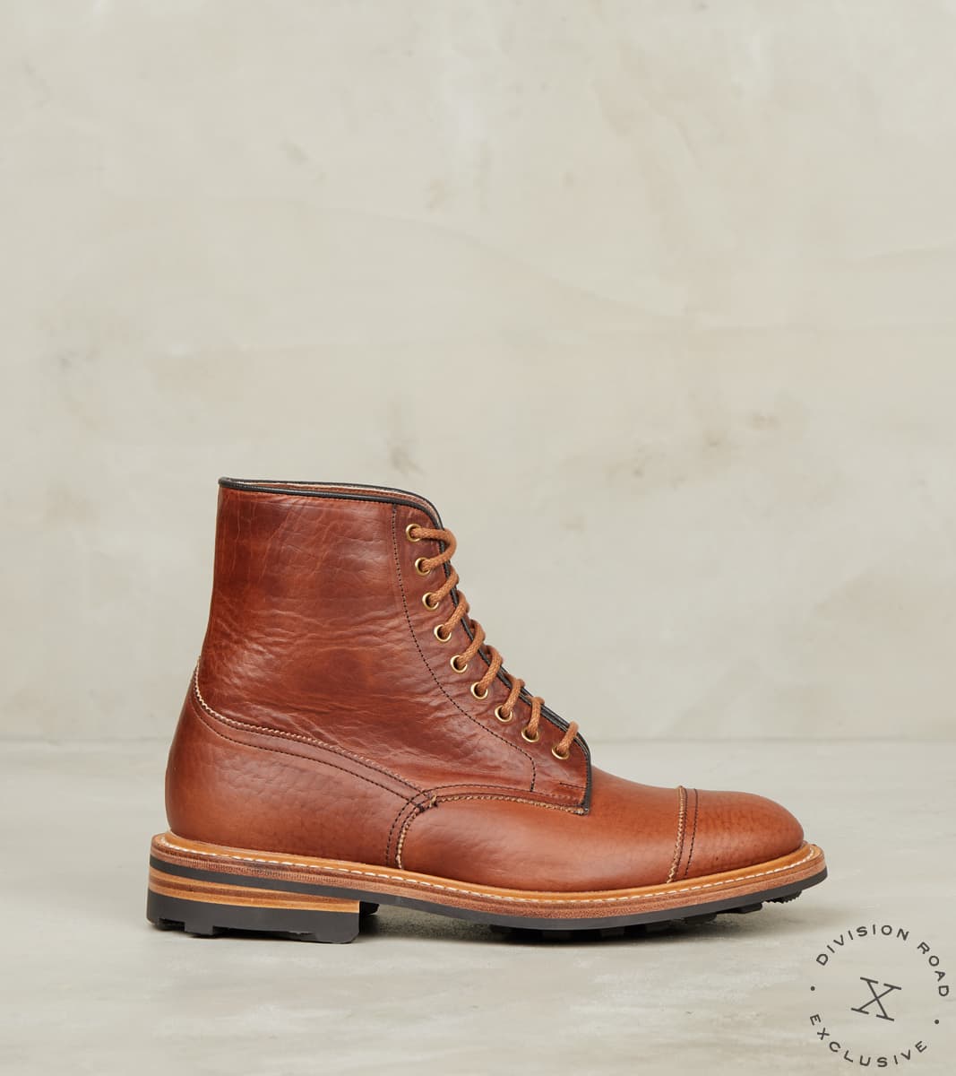 Tricker's x Division Road Churchill Boot - 2298 - Ridgeway - Horween Whiskey Biso…