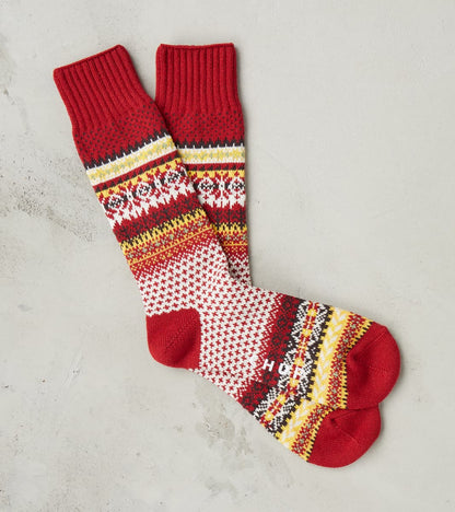 Chup Socks - Nesna - Scarlet