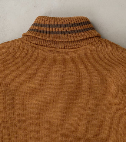 Letterman Club Knit Jacket - Whiskey