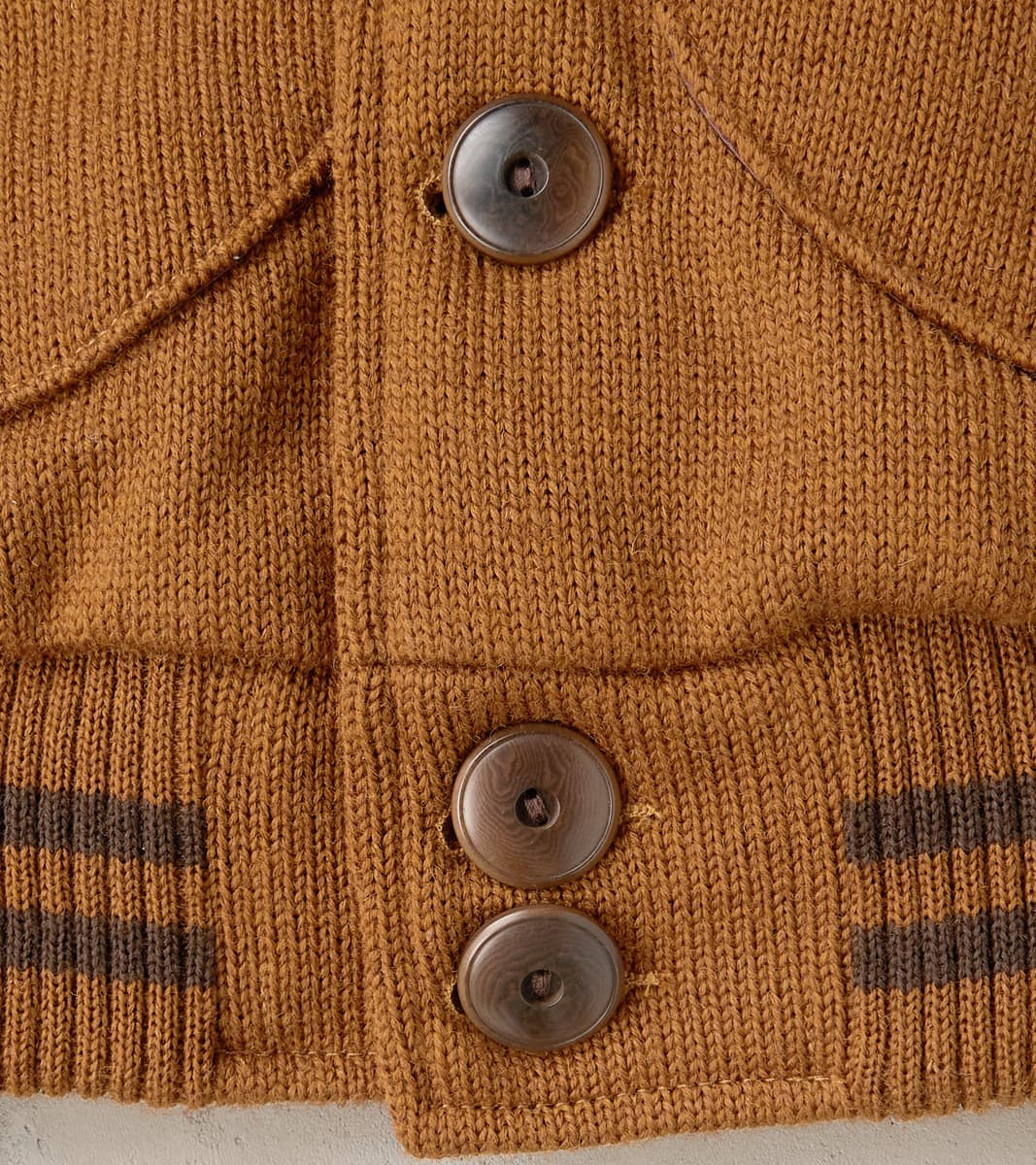 Letterman Club Knit Jacket - Whiskey