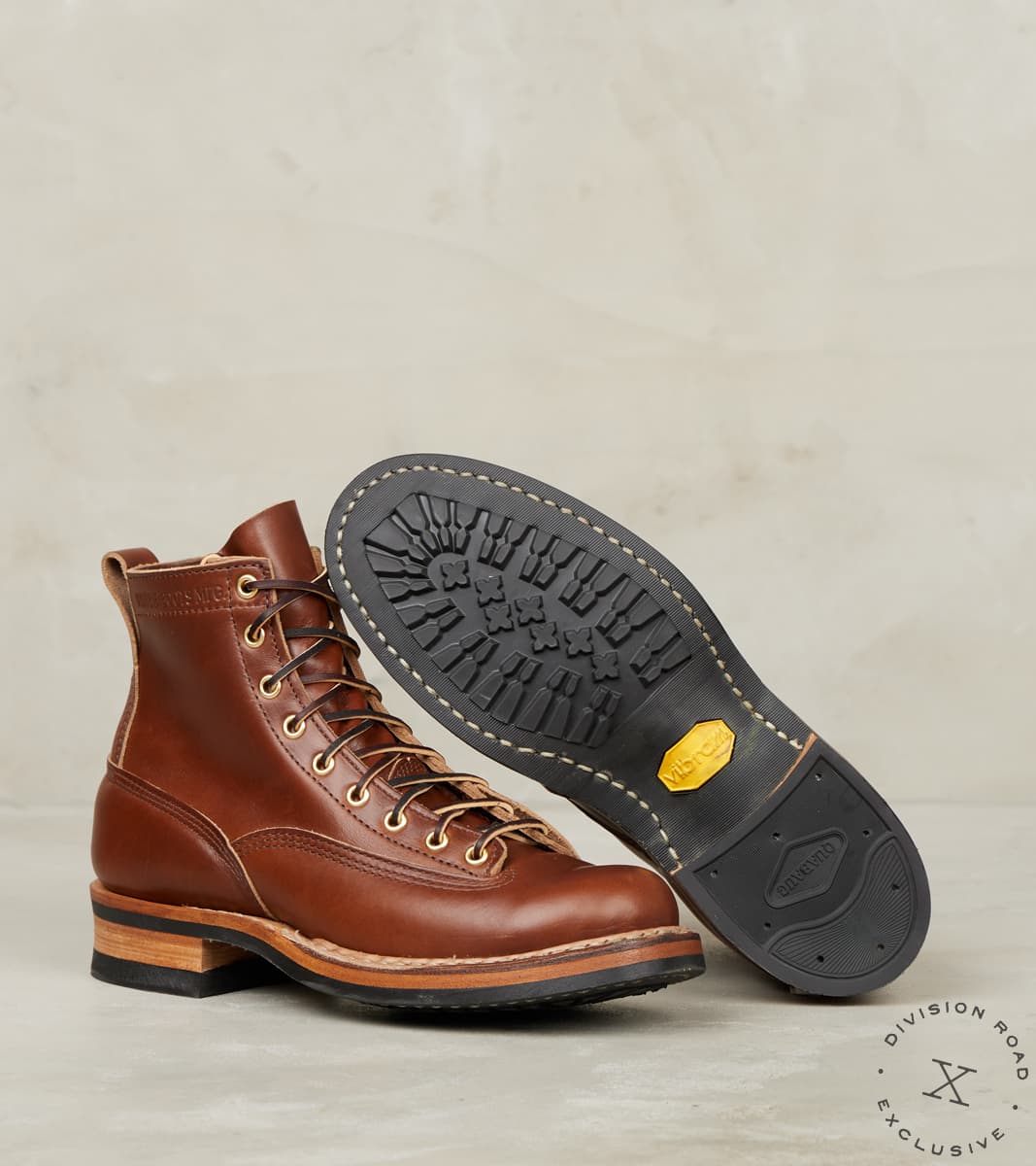 LTT Lineman 350 - 55 - Vibram Mini Lug - Horween British Tan CXL