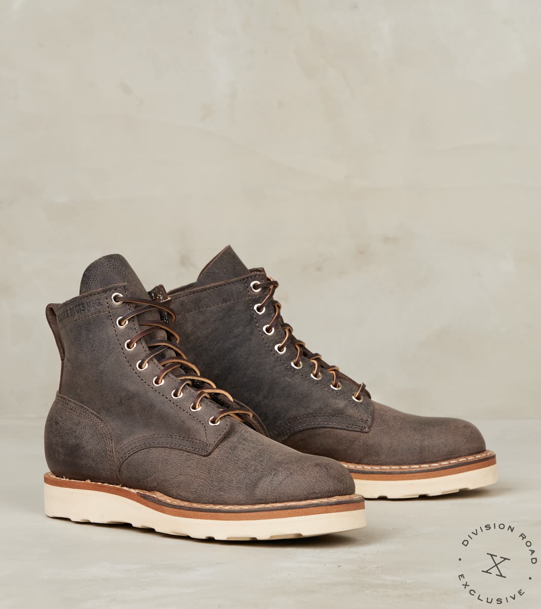 White's Boots x Division Road MP Sherman - Northwest - Vibram 4014 - CF Stead Flint Waxed Kudu