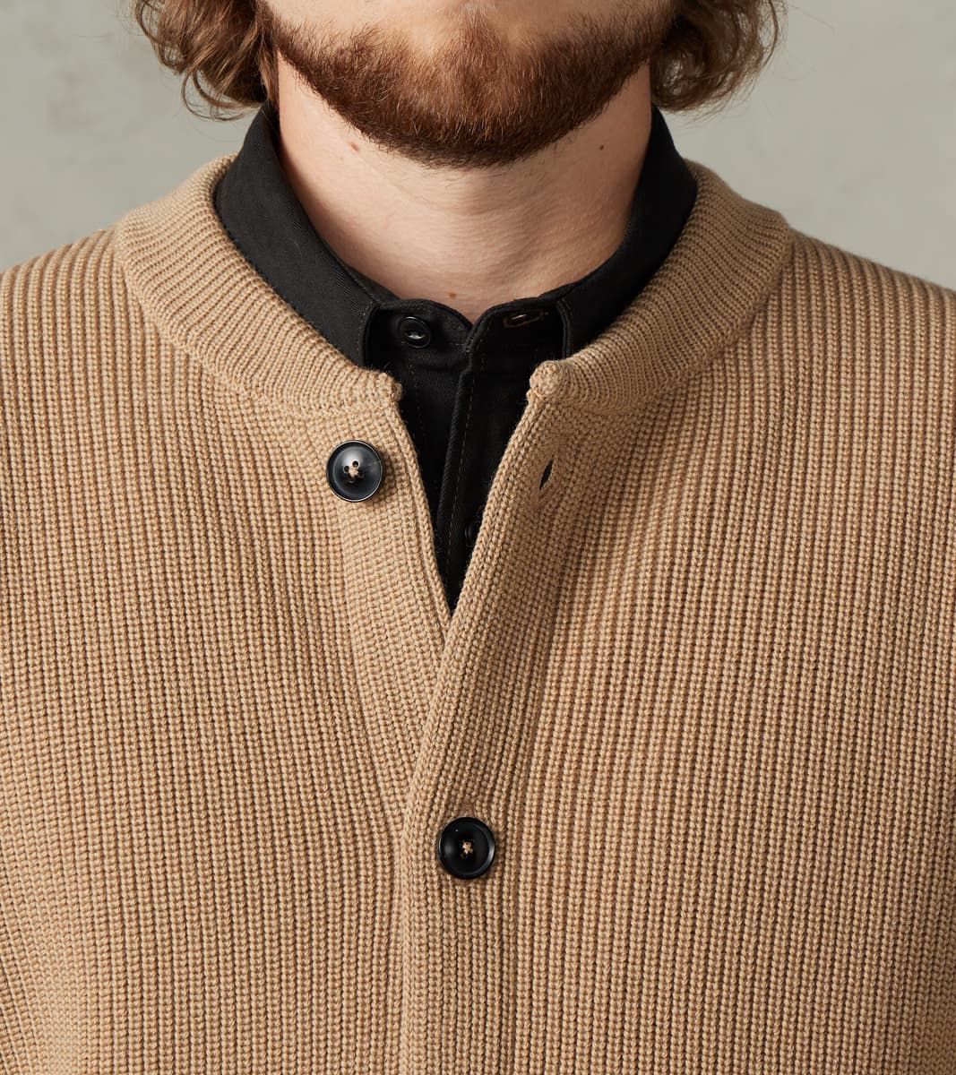 トップス ANCELLM 25AW SKIPPER KNIT size 2 brown SKIPPER KNIT(BROWN) – ANCELLM