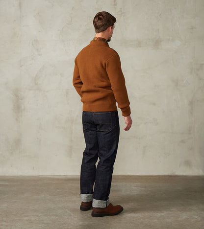 Sailor Full Zip Sweater - Tobak