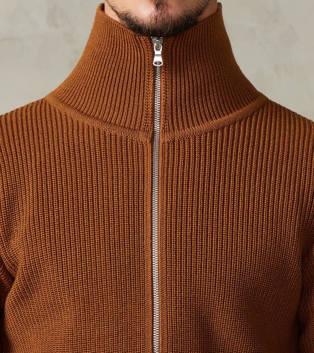 Sailor Full Zip Sweater - Tobak