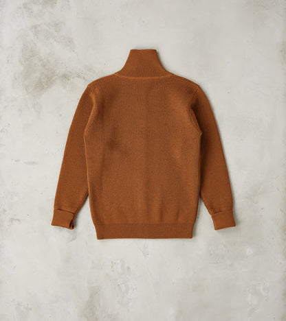 Sailor Full Zip Sweater - Tobak