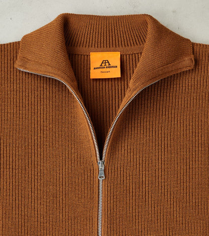 Sailor Full Zip Sweater - Tobak
