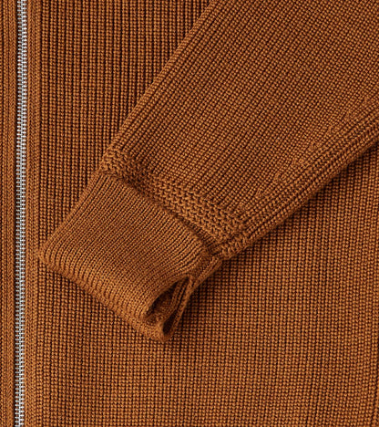 Sailor Full Zip Sweater - Tobak