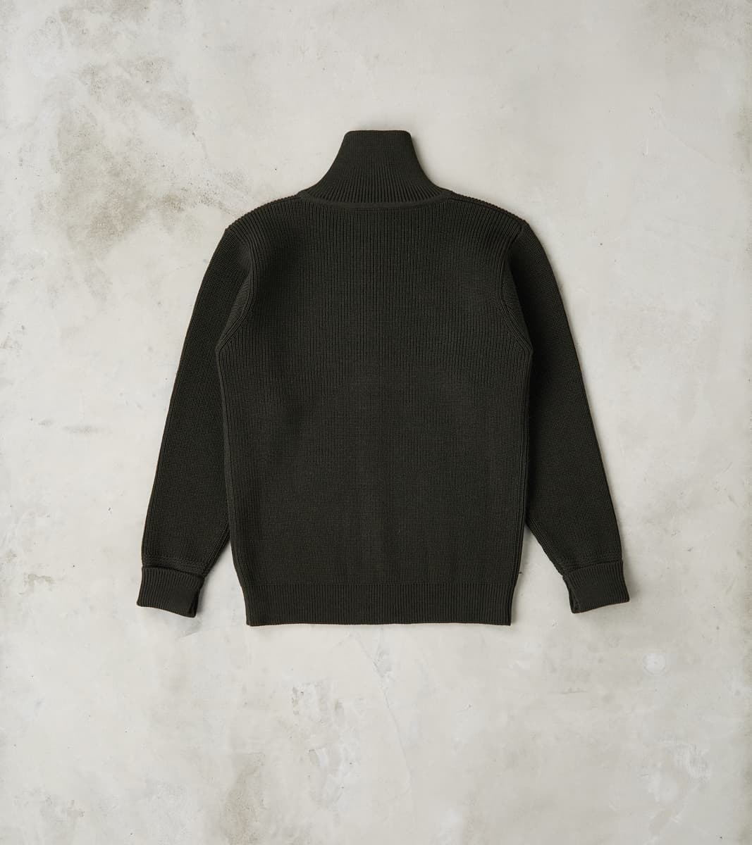 Sailor Full Zip Sweater - Hunting Green