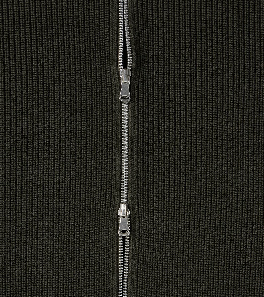 Sailor Full Zip Sweater - Hunting Green