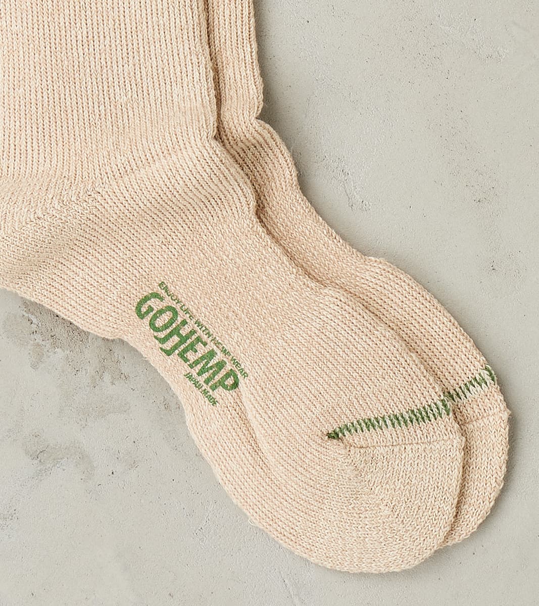 Anonymous Ism Go Hemp Organic Cotton Thick Pile Crew - Wheat