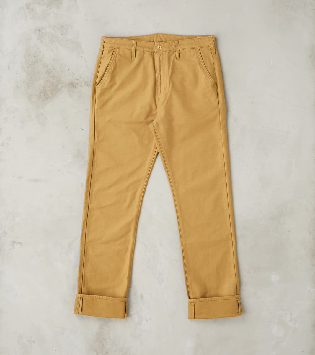 Benzak - BC-03 New Straight Chino - 10oz Golden Brown Military Twill