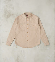 Benzak - BWS-01 - Work Shirt - 6.5oz Brown Stripe Cord
