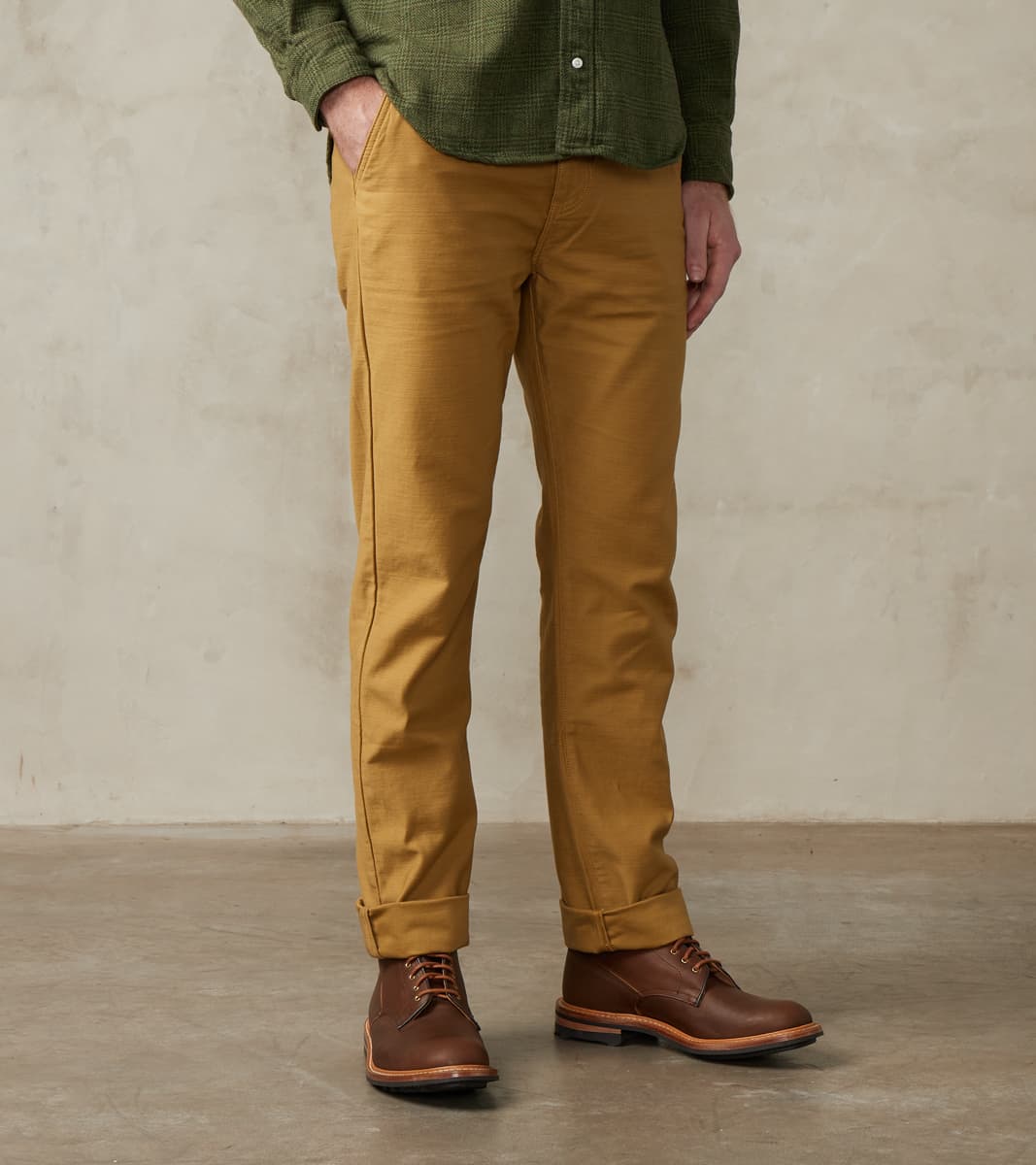 Benzak - BC-03 New Straight Chino - 10oz Golden Brown Military Twill